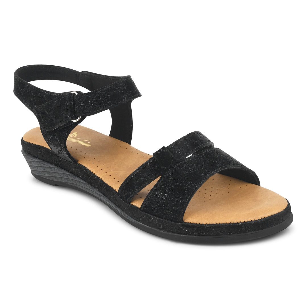 Padchin Heels Sandals with Adjustable Ankle Strap | Casual and Stylish Wedge For Women & Girls