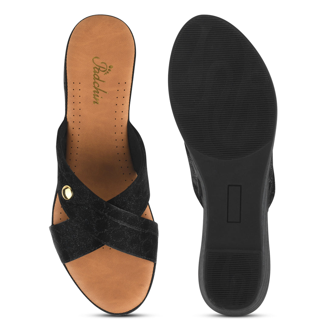 Padchin Flat Heel Sandals | Comfortable Sole Stylish Casual Heels