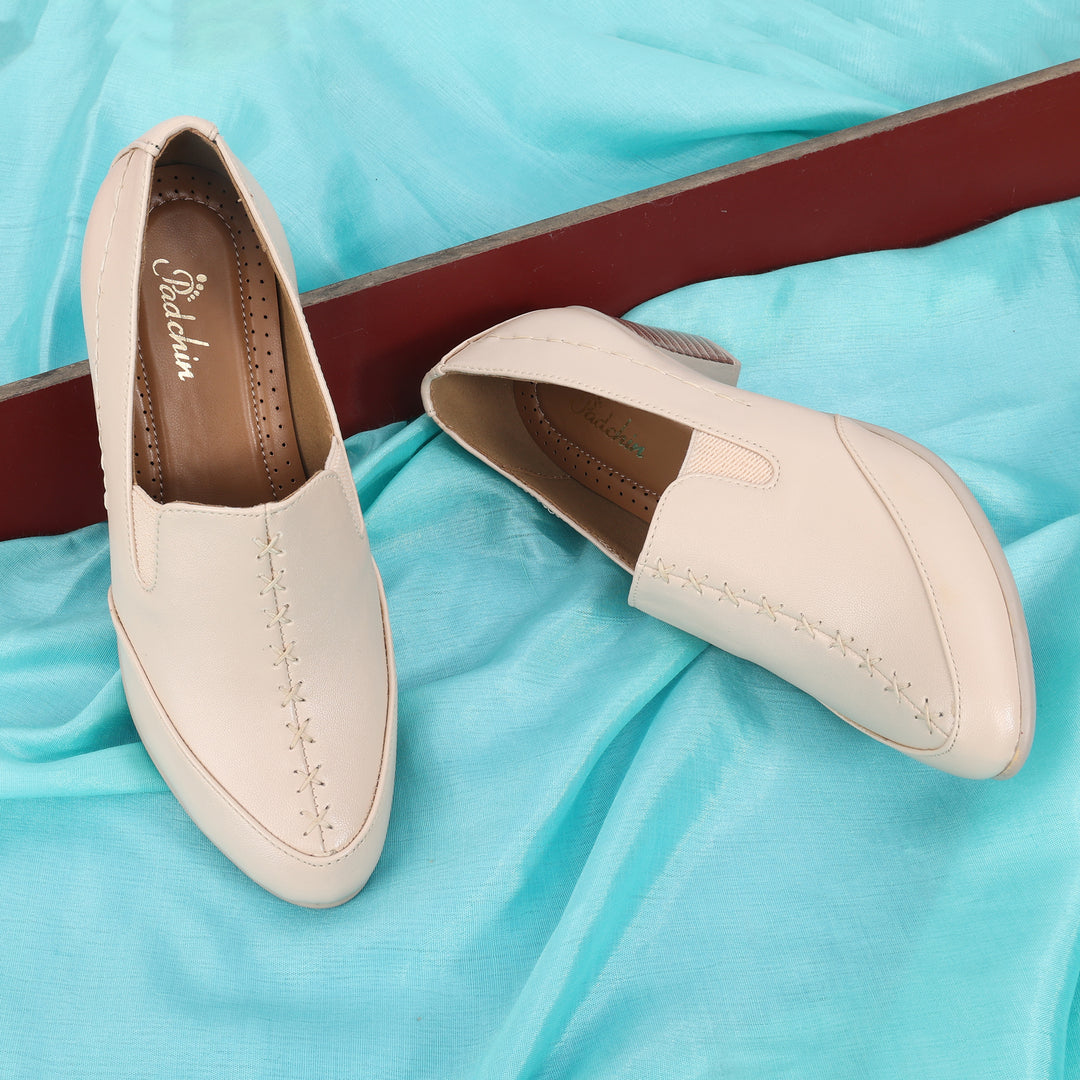Smart Casual Block Heel Pumps