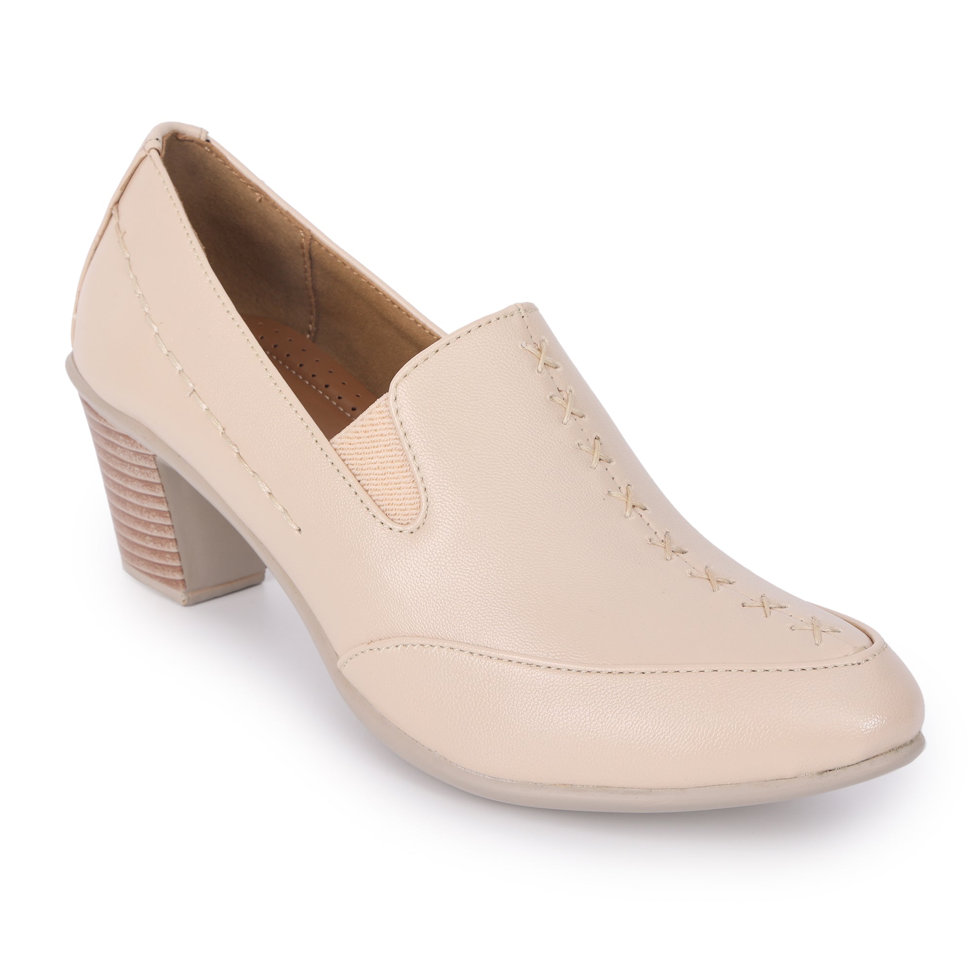 Smart Casual Block Heel Pumps