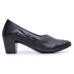 Load image into Gallery viewer, Round Toe Block Heel Pumps