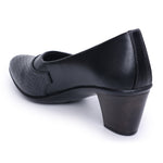Load image into Gallery viewer, Round Toe Block Heel Pumps