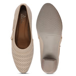 Load image into Gallery viewer, Round Toe Block Heel Pumps