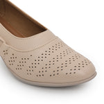 Load image into Gallery viewer, Round Toe Block Heel Pumps