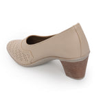 Load image into Gallery viewer, Round Toe Block Heel Pumps
