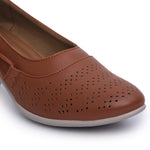 Load image into Gallery viewer, Round Toe Block Heel Pumps