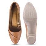 Load image into Gallery viewer, Smart Casual Round Toe Block Heel Pumps
