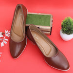 Load image into Gallery viewer, Round Toe Slip on Block Heel Pumps
