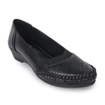 Load image into Gallery viewer, Laser Perforation Wedge Heeled Moccasin Loafers
