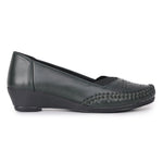 Load image into Gallery viewer, Laser Perforation Wedge Heeled Moccasin Loafers
