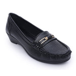 Load image into Gallery viewer, Buckle Detailed Wedge Heeled Moccasin Loafers
