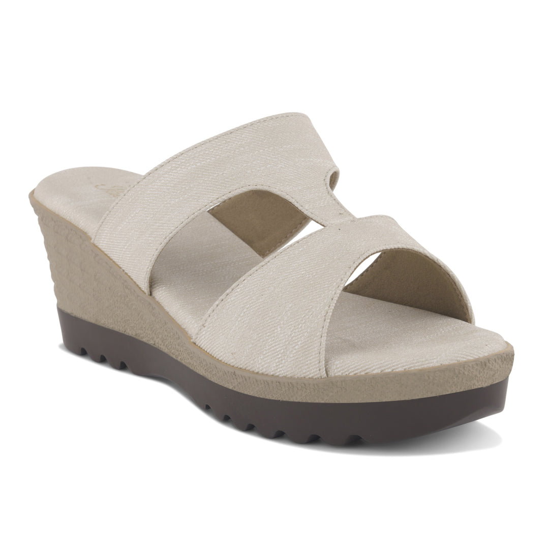 Women's Wedge Heel Open Toe Slip-On Casual Fashion Wedges Sandals