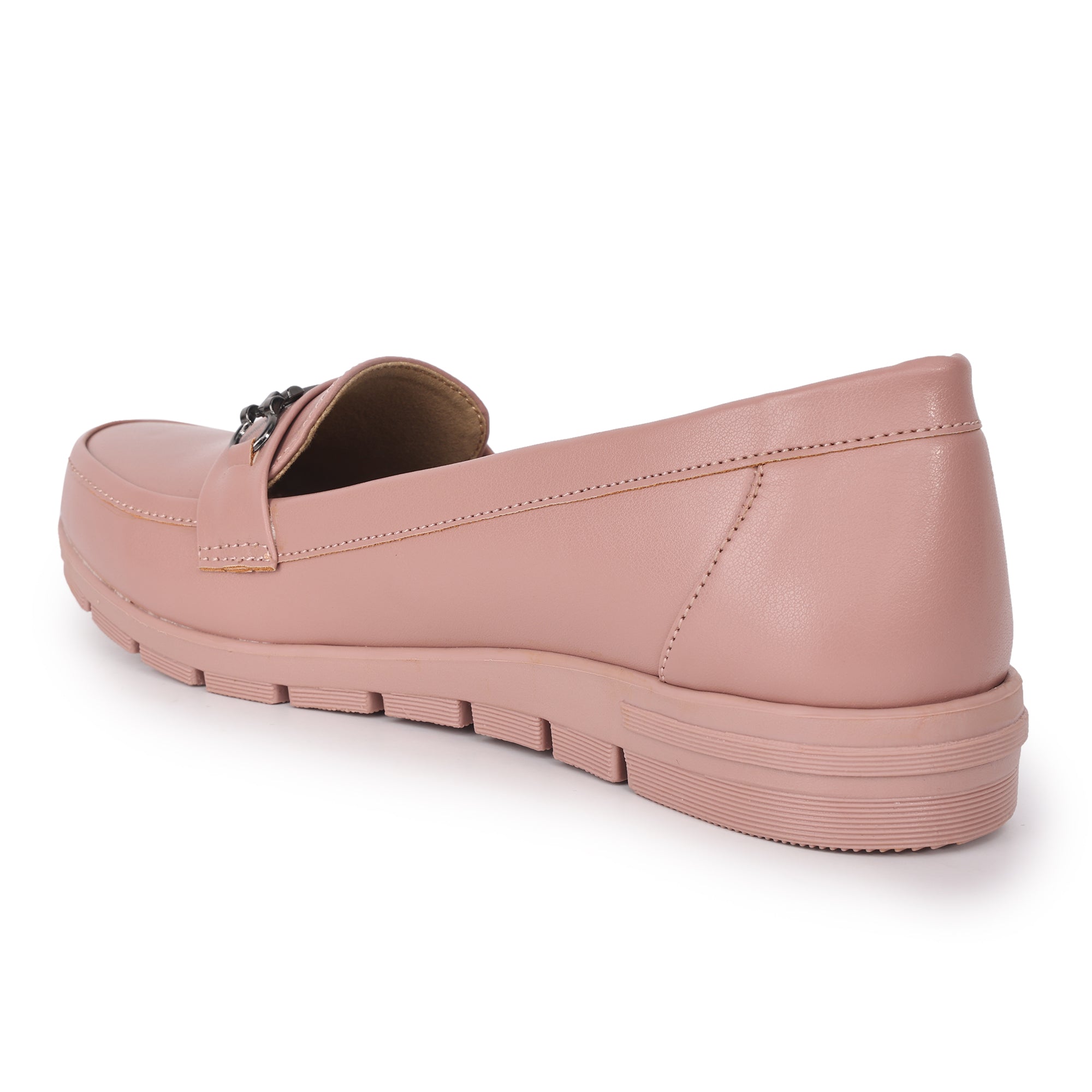 Smart Casual Wedge Heel Moccasin Loafers