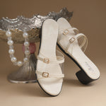 Load image into Gallery viewer, Women's Open Toe Transparent Strap Block Heel Sandals