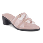 Load image into Gallery viewer, Women's Open Toe Transparent Strap Block Heel Sandals