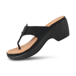 Load image into Gallery viewer, Padchin Smart Casual Block Heel Sandals | Fashion T-Strap Sandal
