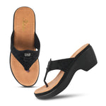 Load image into Gallery viewer, Padchin Smart Casual Block Heel Sandals | Fashion T-Strap Sandal
