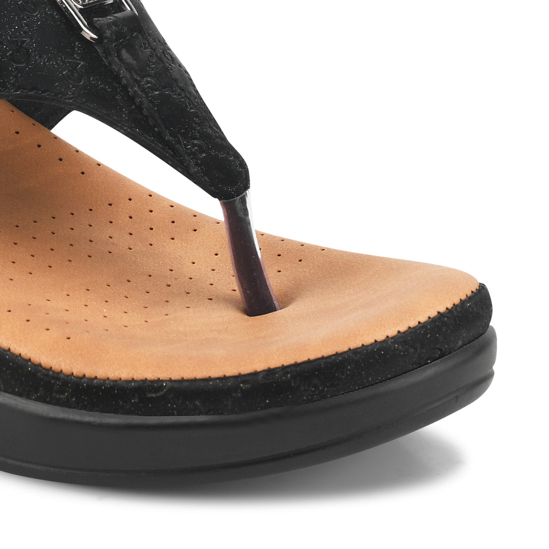 Padchin Smart Casual Block Heel Sandals | Fashion T-Strap Sandal