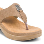 Load image into Gallery viewer, Padchin Smart Casual Block Heel Sandals | Fashion T-Strap Sandal
