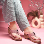 Load image into Gallery viewer, Padchin Smart Casual Block Heel Sandals | Fashion T-Strap Sandal
