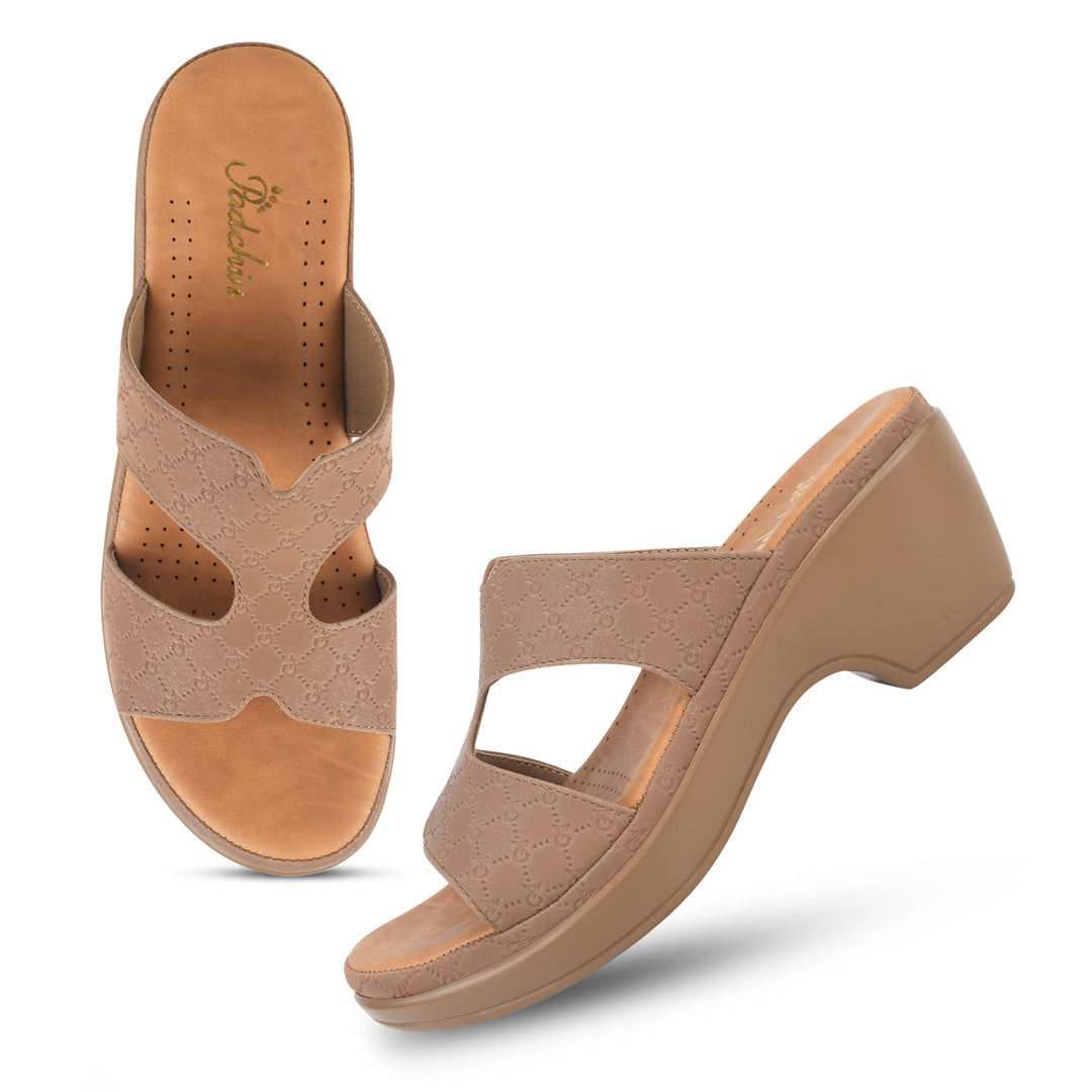 Padchin Smart Casual Block Heel Sandals | Fashion Open Toe Sandal