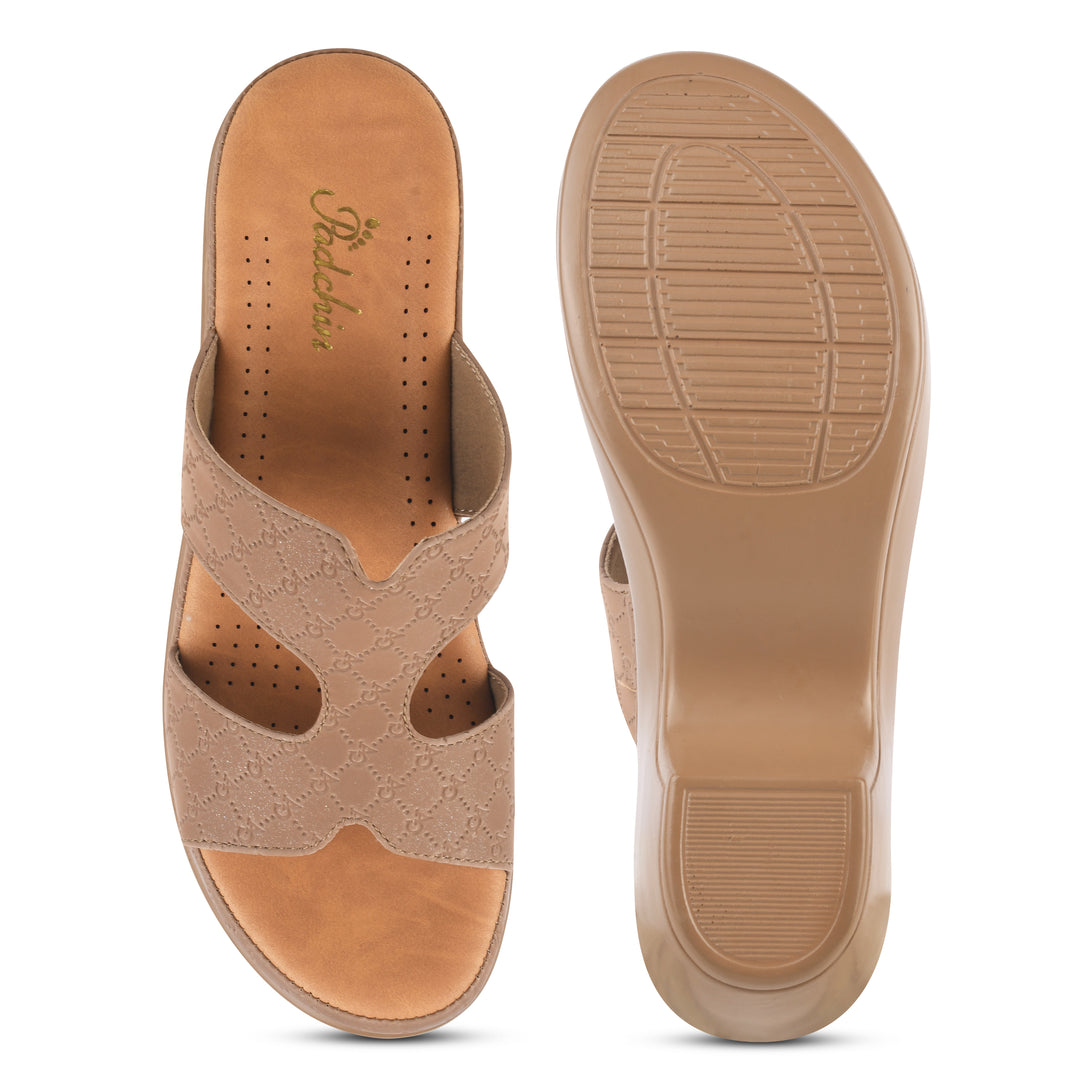 Padchin Smart Casual Block Heel Sandals | Fashion Open Toe Sandal
