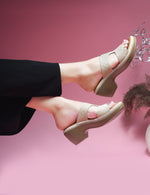 Load image into Gallery viewer, Padchin Smart Casual Block Heel Sandals | Fashion Open Toe Sandal

