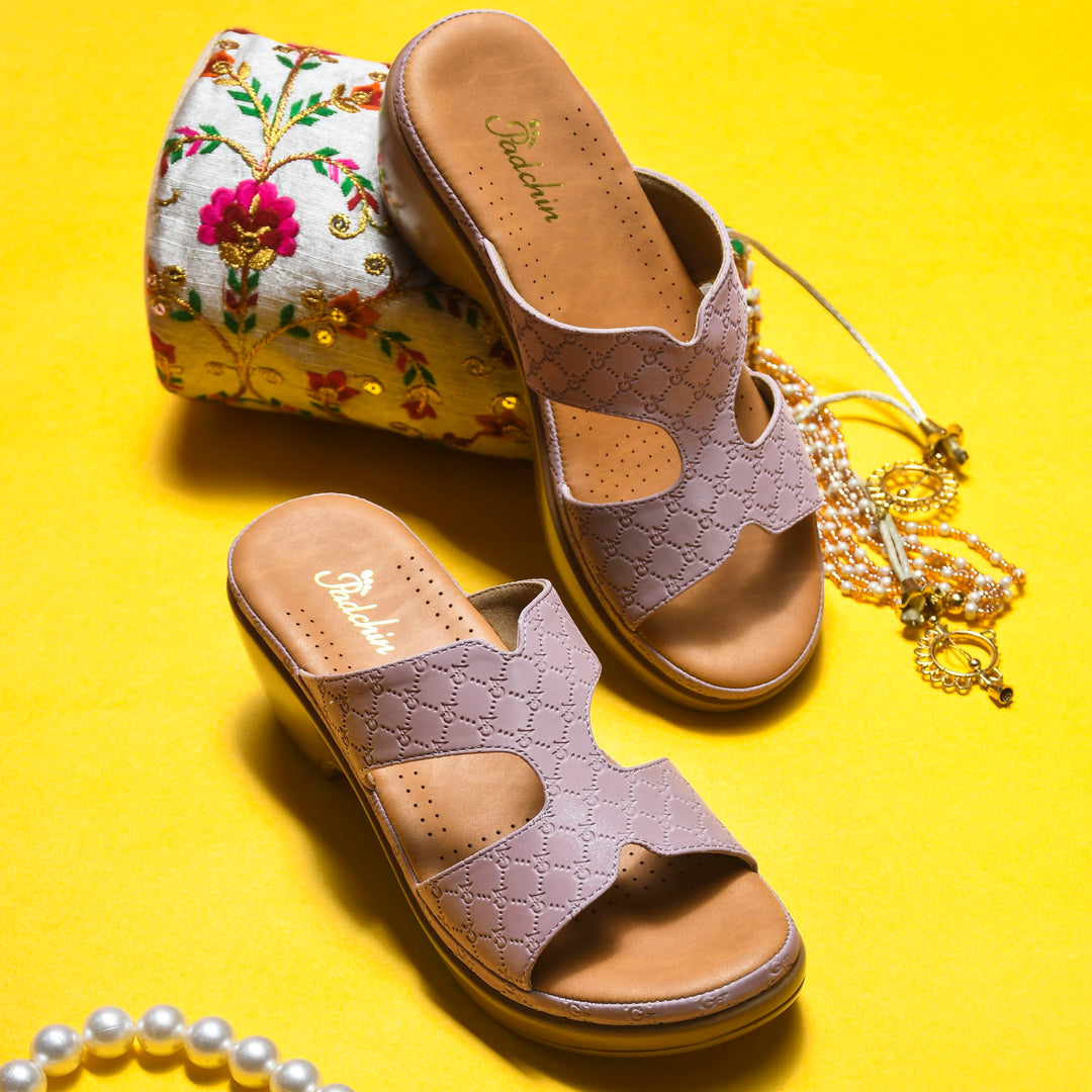 Padchin Smart Casual Block Heel Sandals | Fashion Open Toe Sandal