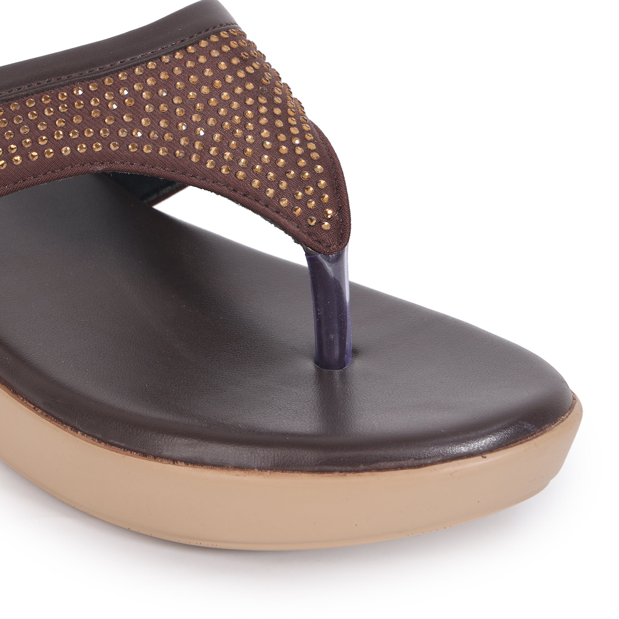 T Strap Wedge Heel