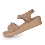 Load image into Gallery viewer, Textured Open Toe Double Strap Wedges Sandal