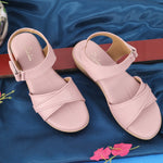 Load image into Gallery viewer, Textured Open Toe Double Strap Wedges Sandal