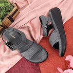 Load image into Gallery viewer, Double Strap Smart Casual Platform Heel Sandal