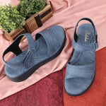 Load image into Gallery viewer, Double Strap Smart Casual Platform Heel Sandal
