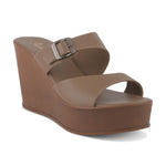 Load image into Gallery viewer, Women's Open Toe Wedge Heel With Buckle Strap Sandals
