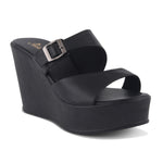 Load image into Gallery viewer, Women's Open Toe Wedge Heel With Buckle Strap Sandals