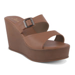 Load image into Gallery viewer, Women's Open Toe Wedge Heel With Buckle Strap Sandals