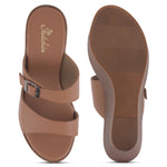 Load image into Gallery viewer, Women's Open Toe Wedge Heel With Buckle Strap Sandals