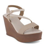 Load image into Gallery viewer, Women's Open Toe Fabric Strap Wedge Heel Sandals
