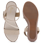 Load image into Gallery viewer, Women's Open Toe Fabric Strap Wedge Heel Sandals