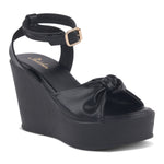 Load image into Gallery viewer, Women's Open Toe Slingback Ankle Strap Wedge Heel Sandals