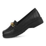 Load image into Gallery viewer, Padchin Ladies Loafers with Chain Detailed | Comfortable and Trendy Slip-On Mules Wedges Women Footwear
