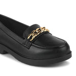 Load image into Gallery viewer, Padchin Ladies Loafers with Chain Detailed | Comfortable and Trendy Slip-On Mules Wedges Women Footwear
