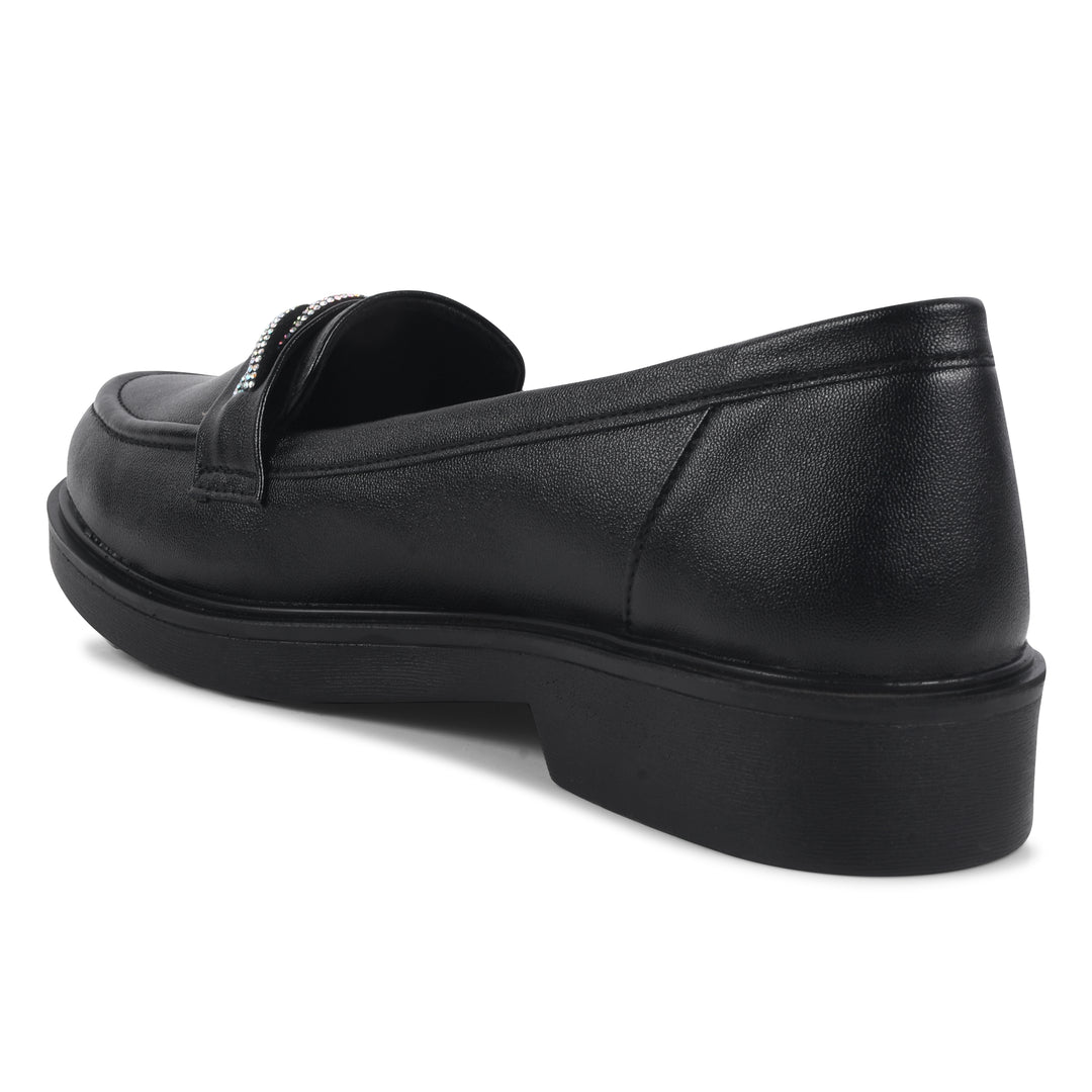 Padchin Womens Loafers Shoes Platform Chunky Penny Loafer Comfortable Slip On Shoes