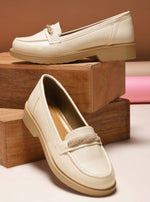 Load image into Gallery viewer, Padchin Womens Loafers Shoes Platform Chunky Penny Loafer Comfortable Slip On Shoes
