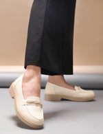 Load image into Gallery viewer, Padchin Womens Loafers Shoes Platform Chunky Penny Loafer Comfortable Slip On Shoes
