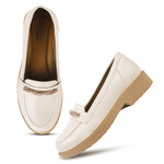 Load image into Gallery viewer, Padchin Womens Loafers Shoes Platform Chunky Penny Loafer Comfortable Slip On Shoes
