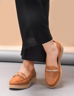 Load image into Gallery viewer, Padchin Womens Loafers Shoes Platform Chunky Penny Loafer Comfortable Slip On Shoes
