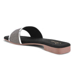 Load image into Gallery viewer, Padchin Women&#39;s Square Toe Flats | Stylish Platform Slippers Summer Sandals
