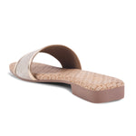 Load image into Gallery viewer, Padchin Women&#39;s Square Toe Flats | Stylish Platform Slippers Summer Sandals
