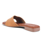 Load image into Gallery viewer, Padchin Women&#39;s Buckled Square Toe Flats | Soft Stylish Slip-On Sandals with Buckle Detail
